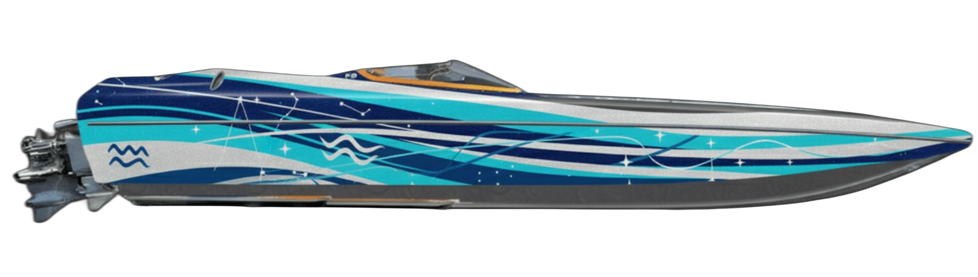 Aquarius wraps BOAT WRAPS service